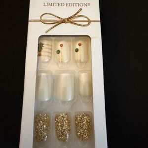imPRESS Press-On Manicure — Gold and White Limited Edition